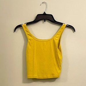 Me to We Yellow Tank Top